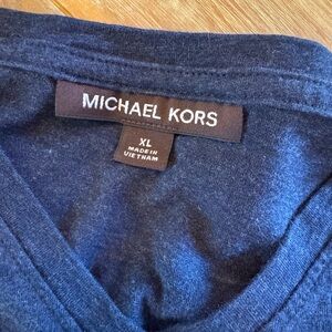 Michael Kors Men's Navy Short Sleeve Tee
